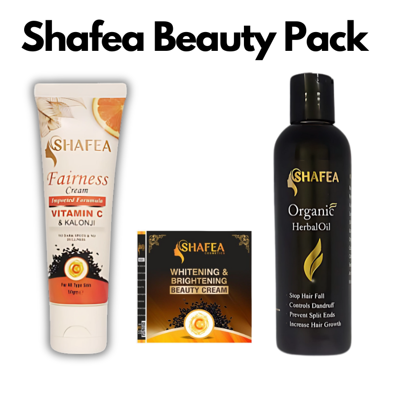 Shafea Beauty Exclusive Pack | 3 in 1 And Win Gifts